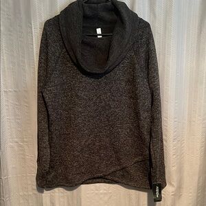 Ideology Dark Gray Cowl Neck Sweater